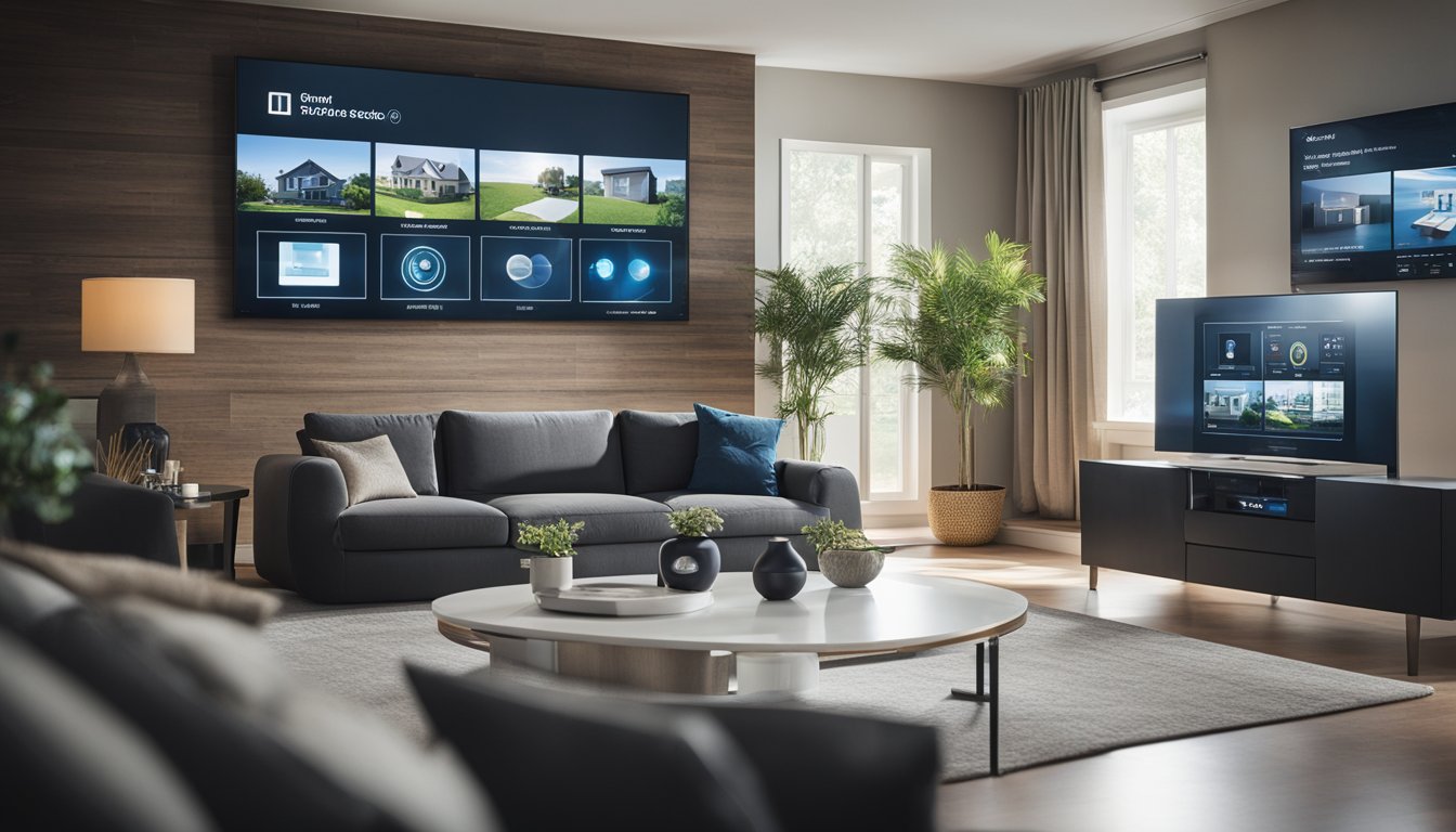 A smart home security system seamlessly integrates with other devices for convenience and efficient system management