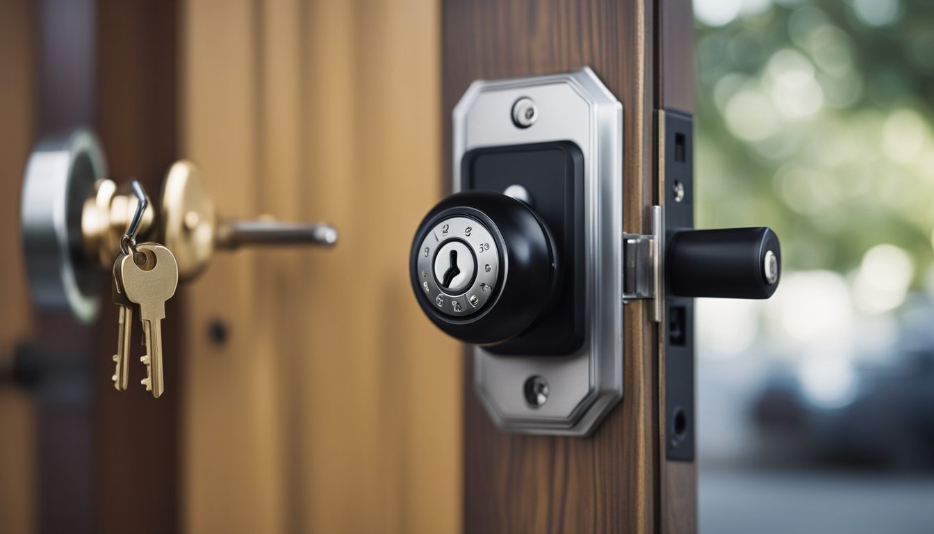 A locksmith integrates traditional methods with modern technology to upgrade locking systems