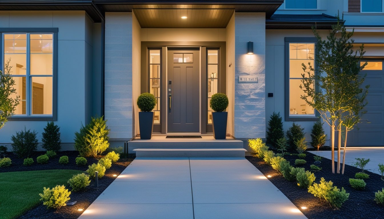 Enhancing Home Security With Entryway Landscaping